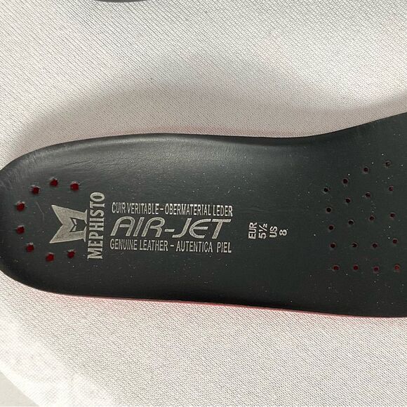 Mephisto Cyrene Black Boots Nubuck Leather Slip-On Sz 8 NEW Comfort - Picture 8 of 11